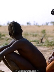 Black actress Aoua Sangare nude in Yeelen (1987)