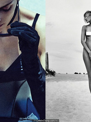 Anja Rubik - Chris Colls for Vogue Germany, October 2018