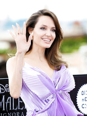 Angelina Jolie at photocall of Maleficent Mistress of Evil in Rome - October