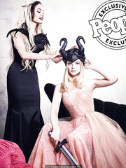 Elle Fanning  Angelina Jolie for People.com - October 2019