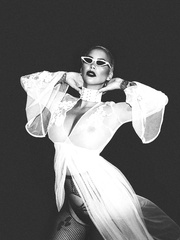 Amber Rose sexy and see through for Galore Magazine 2018