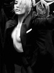 Amber Heard nude tit for Interview Magazine - September 2019