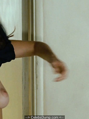 Alice Eve topless and nude in Crossing Over (2009)