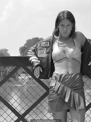 Adele Exarchopoulos sexy posing in nature images