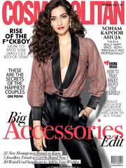 Sonam Kapoor for Cosmopolitan Magazine, India - September 2019