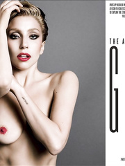 Lady Gaga Topless (9 Photos)