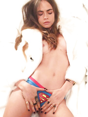 Cara Delevingne Topless (1 New Photo)