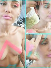 Miley Cyrus Topless (1 Photo)