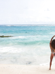 Nina Agdal in a Bikini (2 Photos + Video)