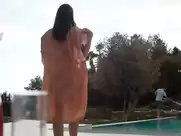 Kacey Barnfield - Blood Orange (2015) outdoor nude