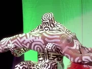 Grace Jones, Lisa Lyon, Tricia Burns naked – Vamp (1986)