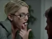 Jeanette Biedermann sexy - Halterlose Nylons Miss undercover