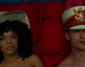 Tessa Thompson, Stephanie Sigman nude – War on Everyone (2016)