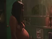 Paulina Gaitan pregnant nude in Souvenir (2019)