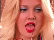 Drew Barrymore's boobs are irresistible so directors always pay attention to them celeb sex scene