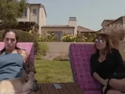 Lady Gaga dares to give outdoor interview with naked tits in Gaga five Foot two (2017) mainstream cinema unsimulated sex