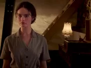 Lily James nude - The Exception (2016) unsimulated sex mainstream cinema