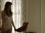 Lake Bell exposes beautiful naked big boobies in How to make it in America S2E03 explicit sex in mainstream cinema