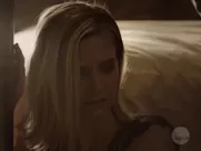 Laura Vandervoort nude - Bitten S03E01-02 (2016) romantic sex scene