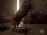 Laura Vandervoort nude - Bitten S03E01-02 (2016) romantic sex scene