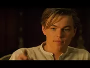 Leonardo DiCaprio loves chick's body and draws her before fucking in Titanic (1997) mainstream cinema sex cum