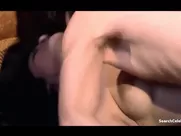 Men thrust cocks into Linda Lay's hairy muff in turn in retro movie sex scene video