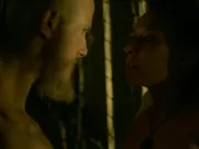 Maude Hirst and other babes fool around in the nude in atmospheric TV series Vikings mainstream sex cinema