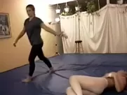 Naked Wrestling - Strip Nude Catfight hot sex scene