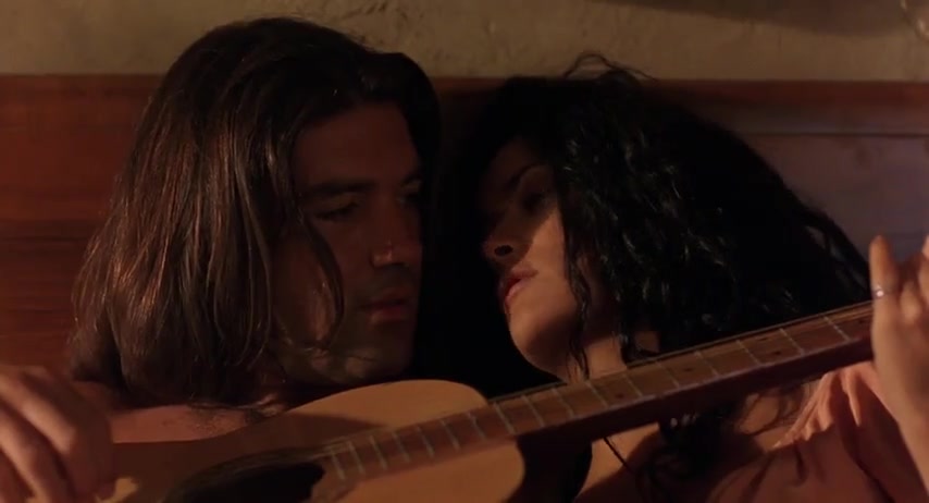 Salma Hayek Nude - Desperado (1995) unsimulated sex mainstream cinema