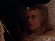 Taylor Schilling is in prison but Laura Prepon helps her cum in Orange is the new Black movie sex scenes porn