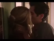 TV series You sex scenes of blonde girl Elizabeth Lail kissing and being humped extra mile scenes