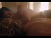 TV series You sex scenes of blonde girl Elizabeth Lail kissing and being humped extra mile scenes