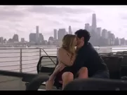 TV series You sex scenes of blonde girl Elizabeth Lail kissing and being humped extra mile scenes