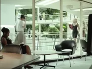 Tricia Helfer nude is carnal with boss in Ascension hot movie sex scenes (2014) funny sex in mainstream cinema