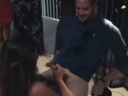 Public handjob from Fantasten (2017) Danish movie