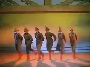 Soviet girls, topless dance