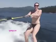 Chelsea Handler Waterskiing Video