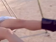 Vahina Giocante upskirt scenes