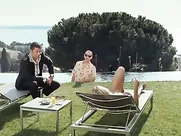 Virginie Efira Shorts with heels Le Siffleur 2008