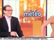 La miss météo perd sa robe en direct sur Canal +