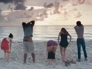 After the Wedding (2017) nude on the beach scene