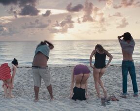 After the Wedding (2017) nude on the beach scene