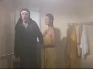 Nuns on the Run-- the shower scene