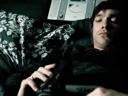 Birgit Minichmayr hot stockings spreading legs scene in Der Knochenmann (2008)