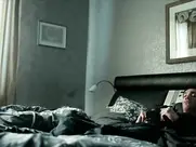 Birgit Minichmayr hot stockings spreading legs scene in Der Knochenmann (2008)