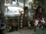 Shanola Hampton toilet peeing scene from Shameless TV serie