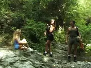 Marie Laetitia bettencourt and Manuella wet games