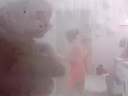 Leila and Johanna shower nude Big Brother Finland