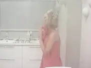 Leila and Johanna shower nude Big Brother Finland