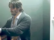 Ana de Armas, Lorenza Izzo in the Knock Knock scene